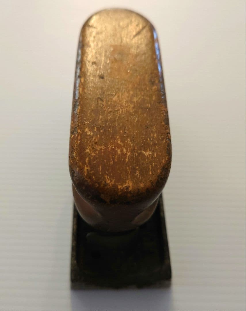 アンティーク木製 金属製 アイロン イギリス 英国