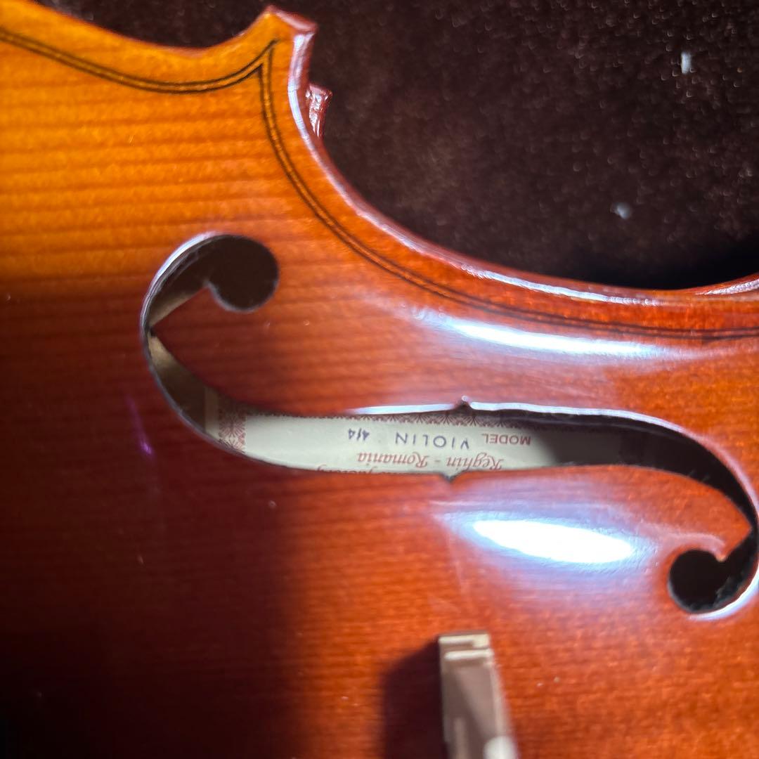 オレンジ バイオリン ケース付き