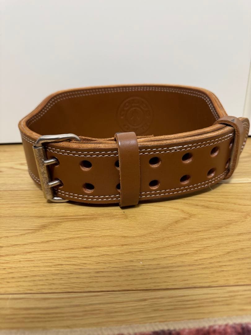 ゴールドジム（GOLD’S GYM)プロレザーベルトG3324（サイズM）