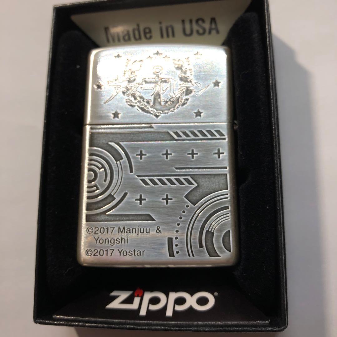 #8910【未使用】アズールレーン 半立体メタルZIPPO「ロイヤル」