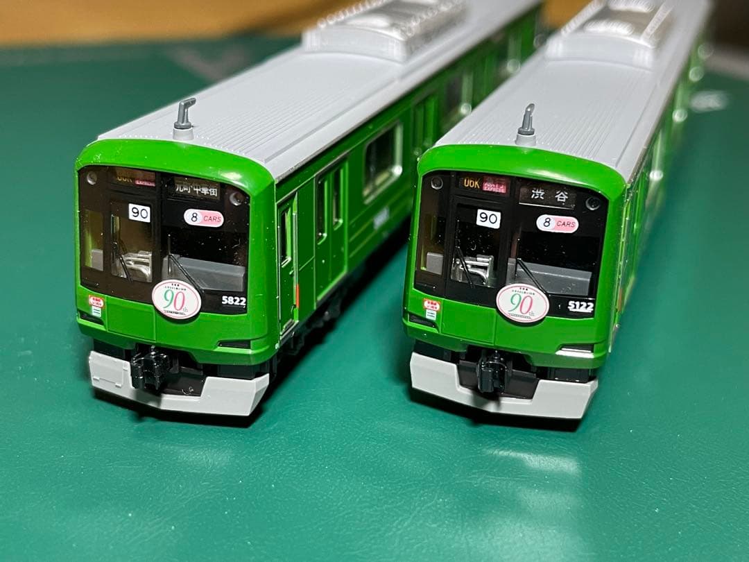 KATO 10-1456 東急5000系　青カエルラッピング　8両