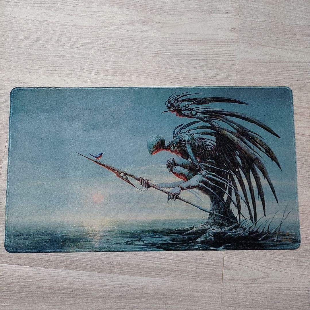 phyrexian angel プレイマット Seb McKinnon サイン入