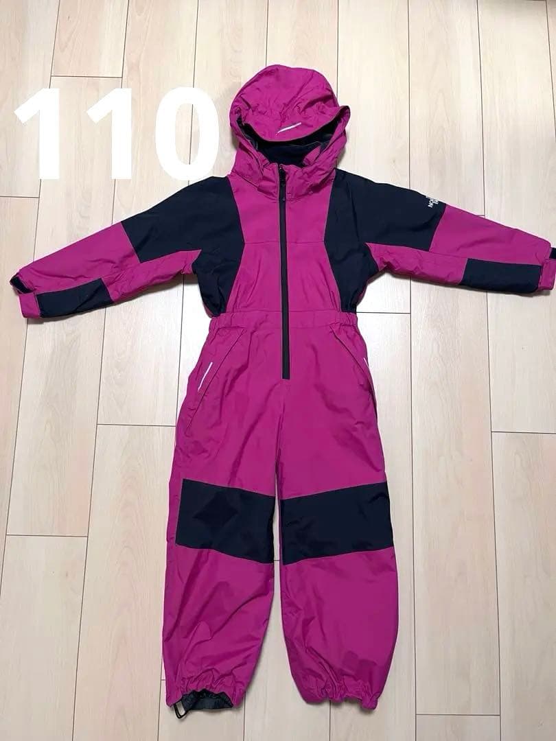 美品☆THE NORTH FACE 子ども スノーウェア ジャンプスーツ110