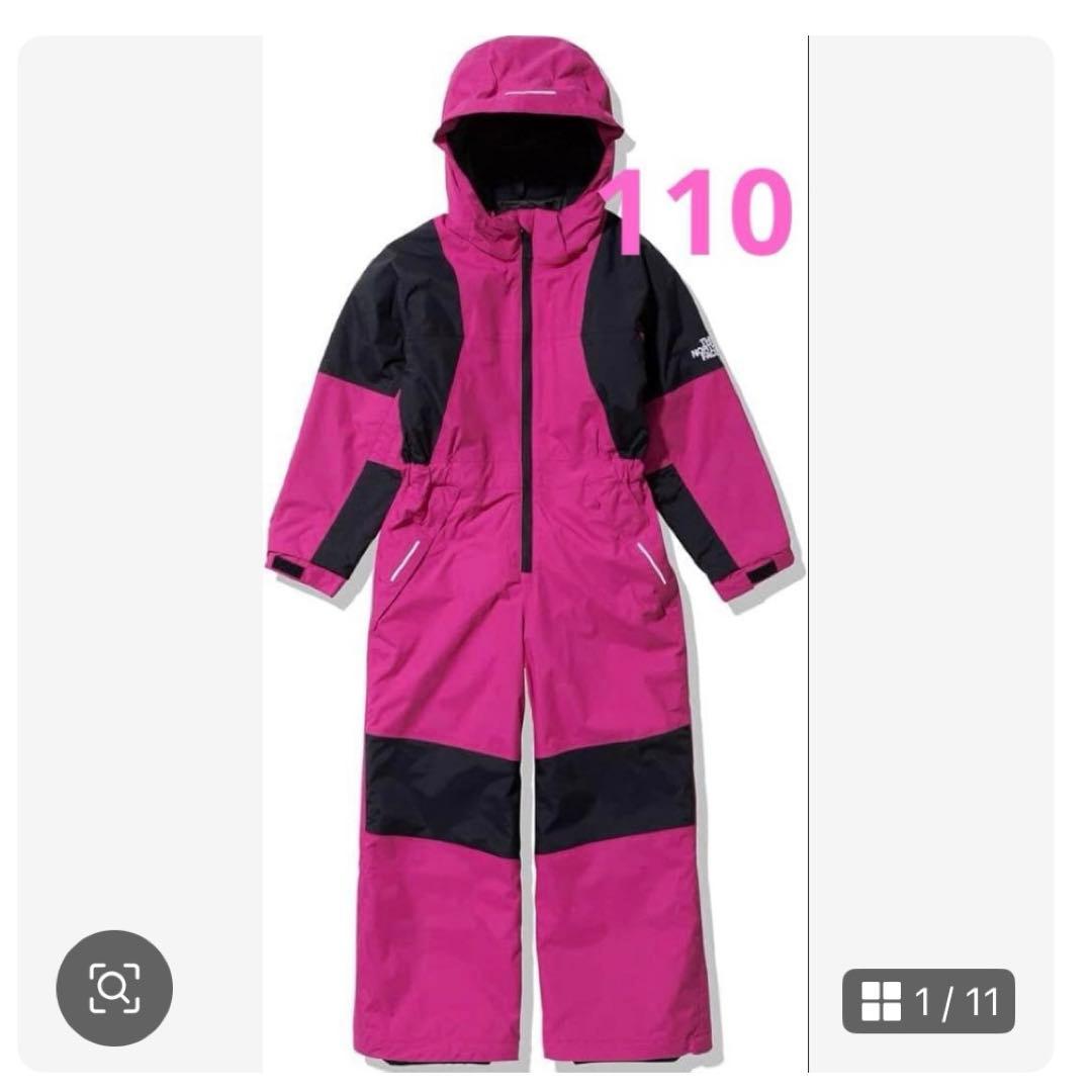 美品☆THE NORTH FACE 子ども スノーウェア ジャンプスーツ110