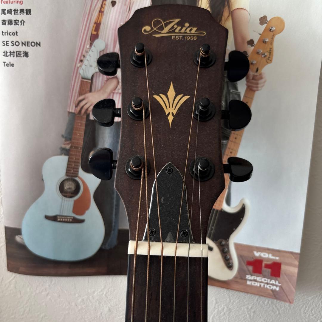 【美品】Aria EST.1956 アコースティックギター　アコギ