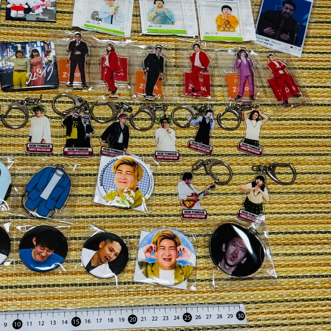 まとめ お笑い芸人 缶バッジ アクリルキーホルダー アクリルスタンド セット -