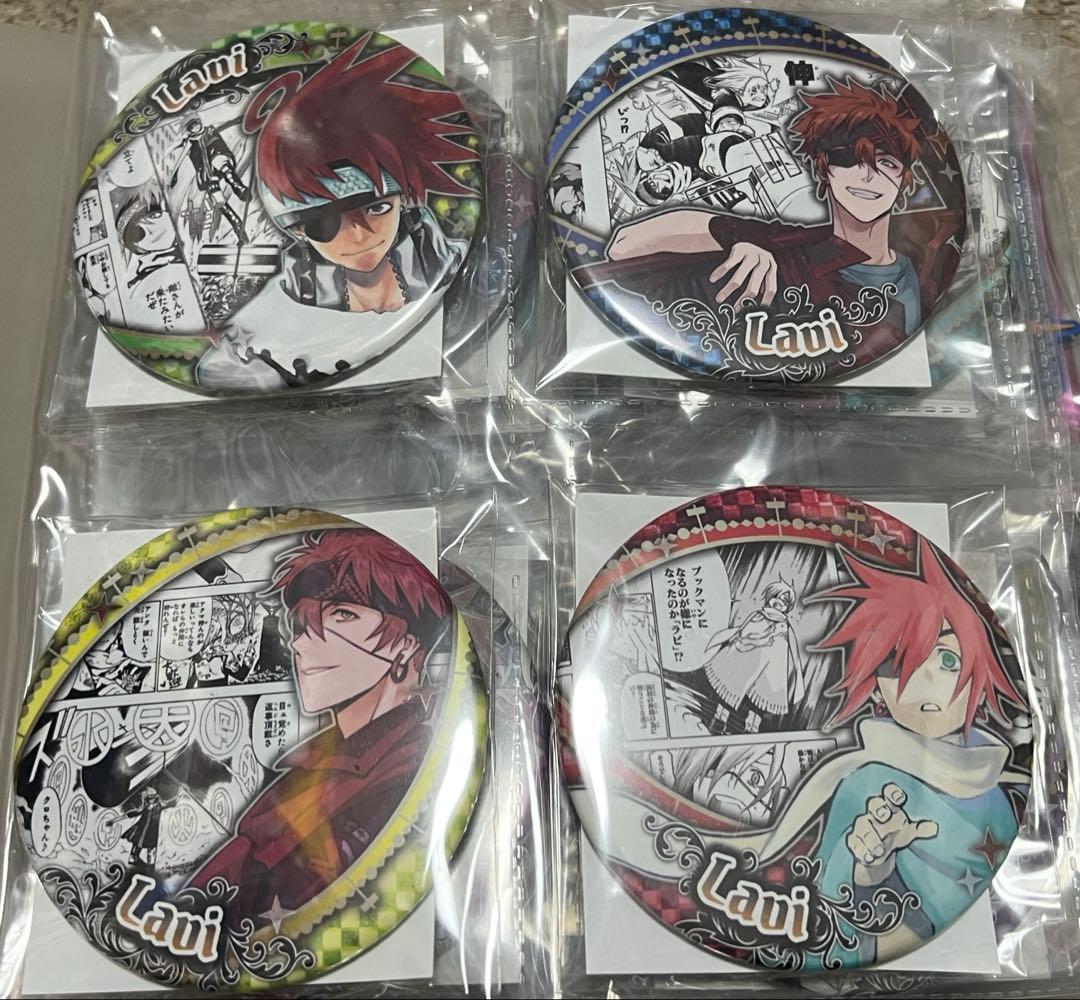 D.Gray-man Dグレ 原画展 コレクション缶バッジ ラビ　全種