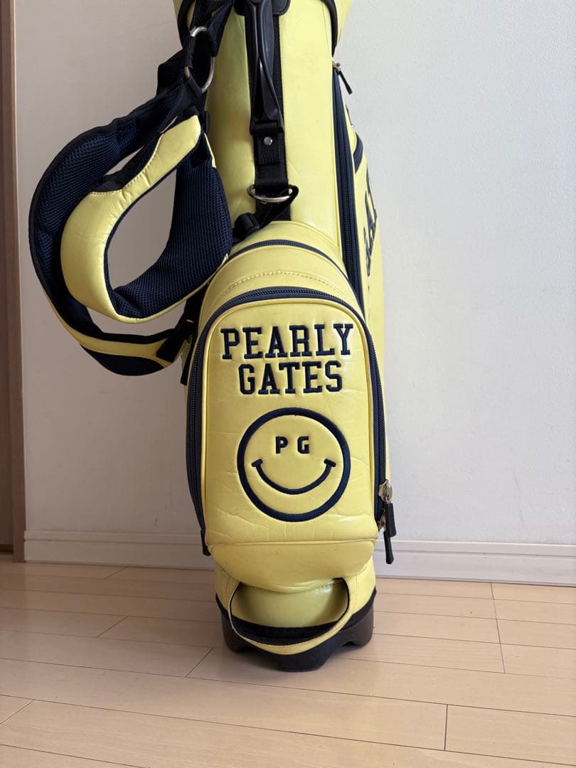 PEARLY GATES キャディバッグ イエロー