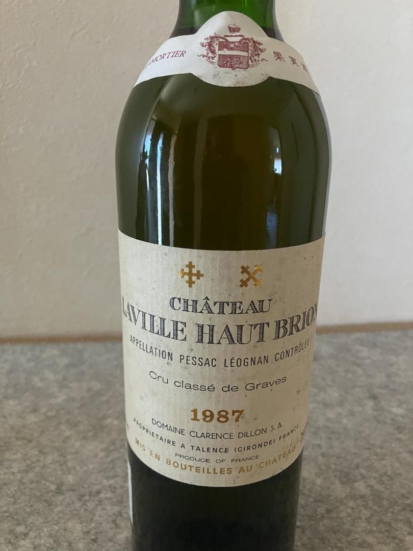 （超希少！銘醸白ワイン古酒）シャトー・ラヴィル・オー・ブリオン・ブラン １９８７