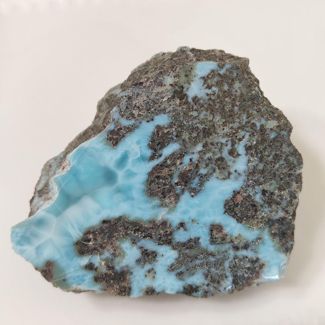 パワーストーン　天然石　原石　ラリマー　重さ198g　No.353