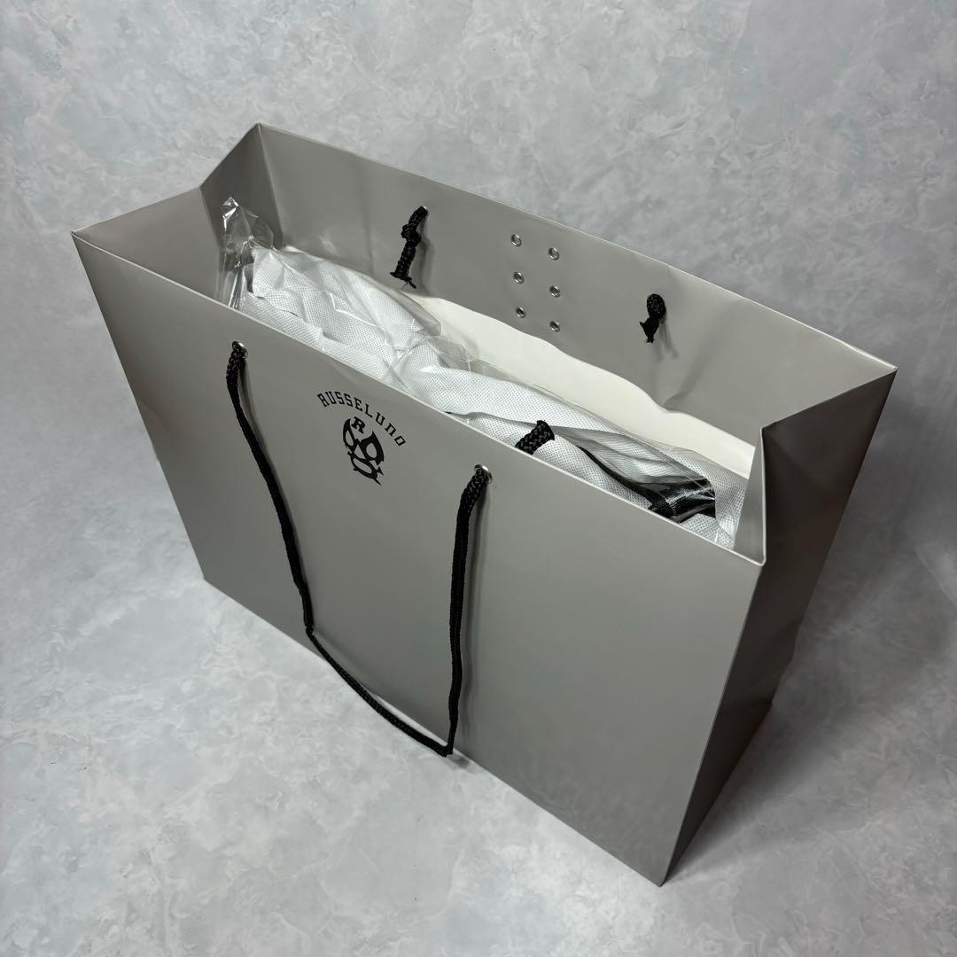 新品 ラッセルノ ゴルフ CLEAR CART BAG ラウンドバッグ ブラウン