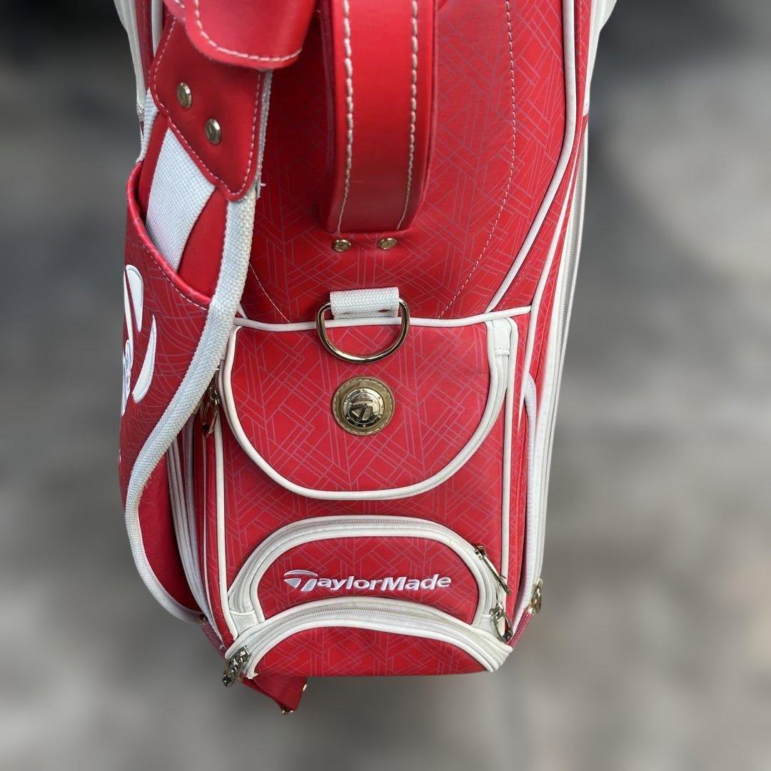 TaylorMade ゴルフツアーキャディバッグ レッド/ホワイト