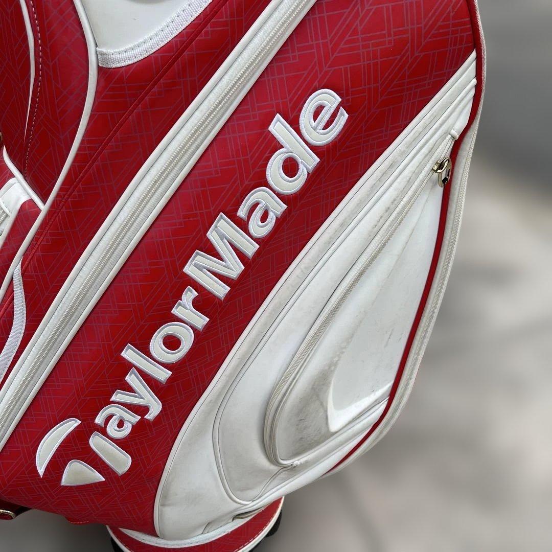 TaylorMade ゴルフツアーキャディバッグ レッド/ホワイト
