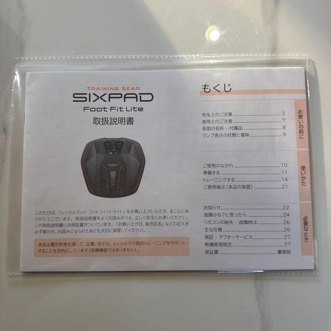 SIXPAD フットプロ Lite SE-AH01A (ブラック)