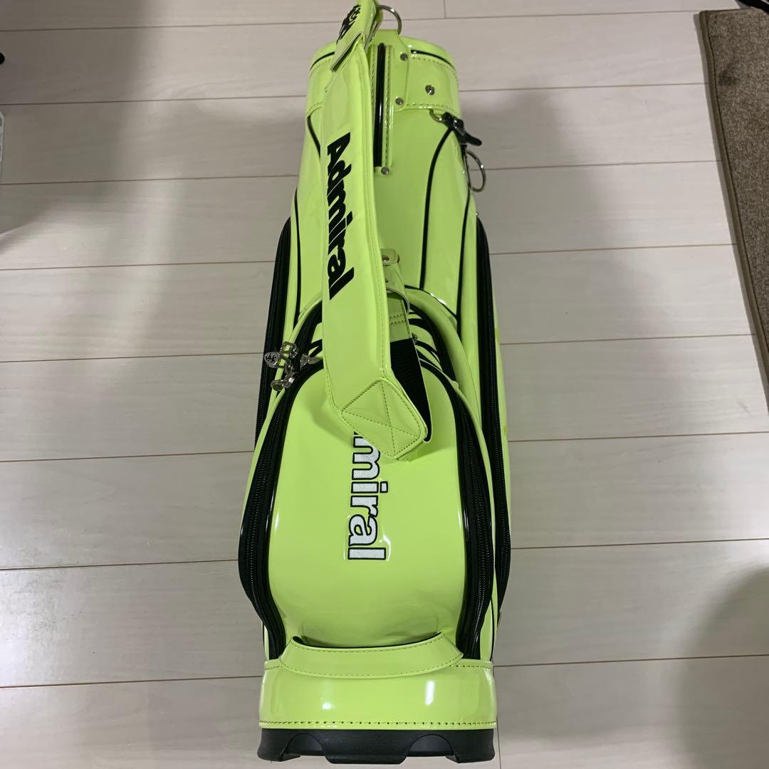 アドミラル　総エナメル　キャディバッグ　admiral 9型