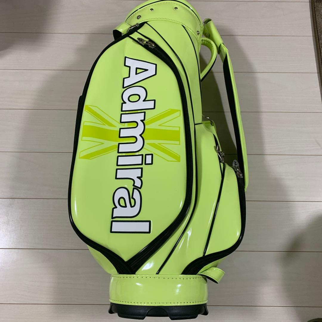 アドミラル　総エナメル　キャディバッグ　admiral 9型