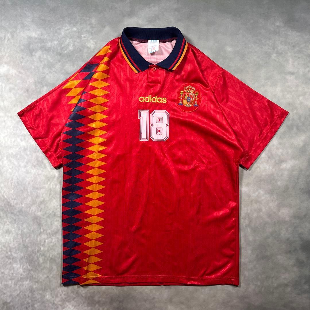 adidas古着94-96 スペイン代表　カミネロ　シティ監督グラルディオラ