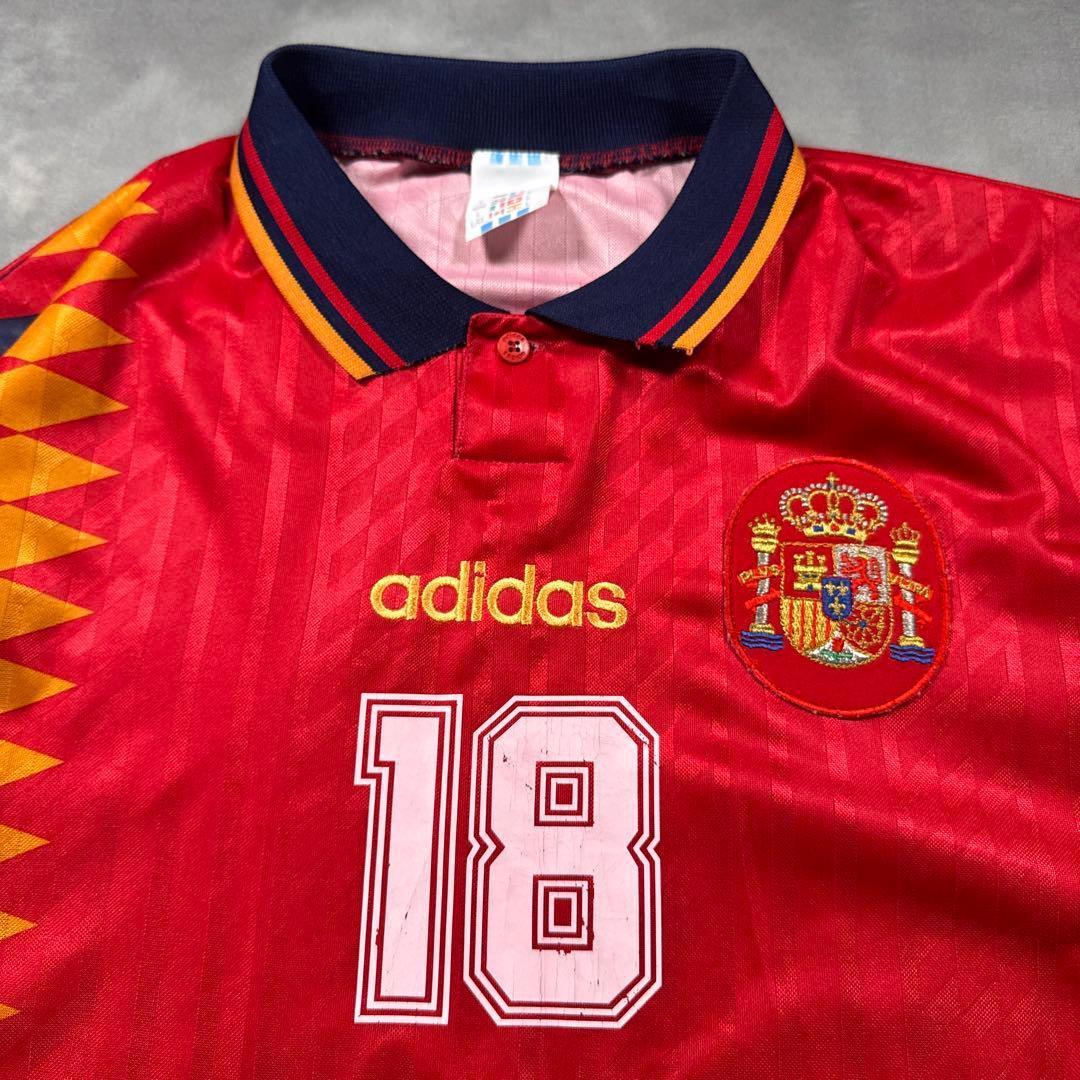 adidas古着94-96 スペイン代表　カミネロ　シティ監督グラルディオラ