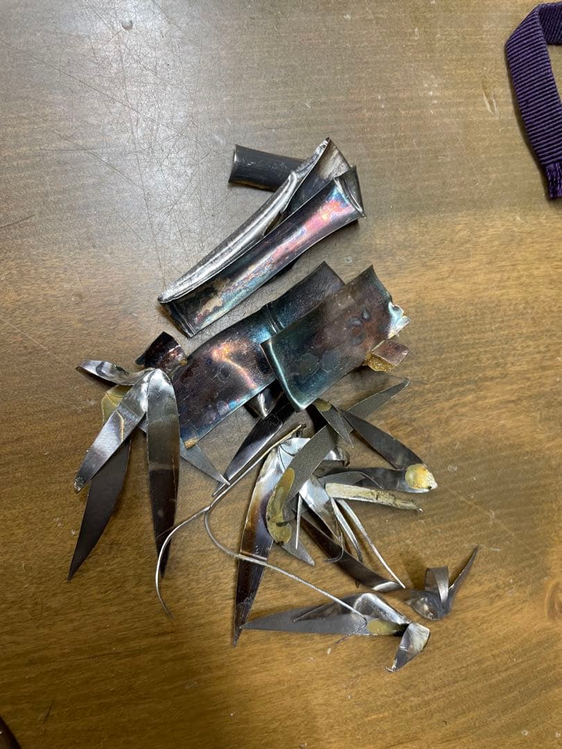 純銀製の杯と純銀細工の銀部分