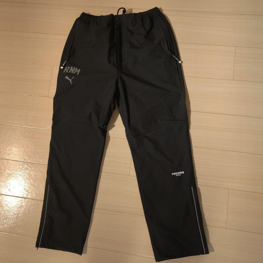 【2025 新作】Puma × renoma ブラックナイロンパンツ サイズL
