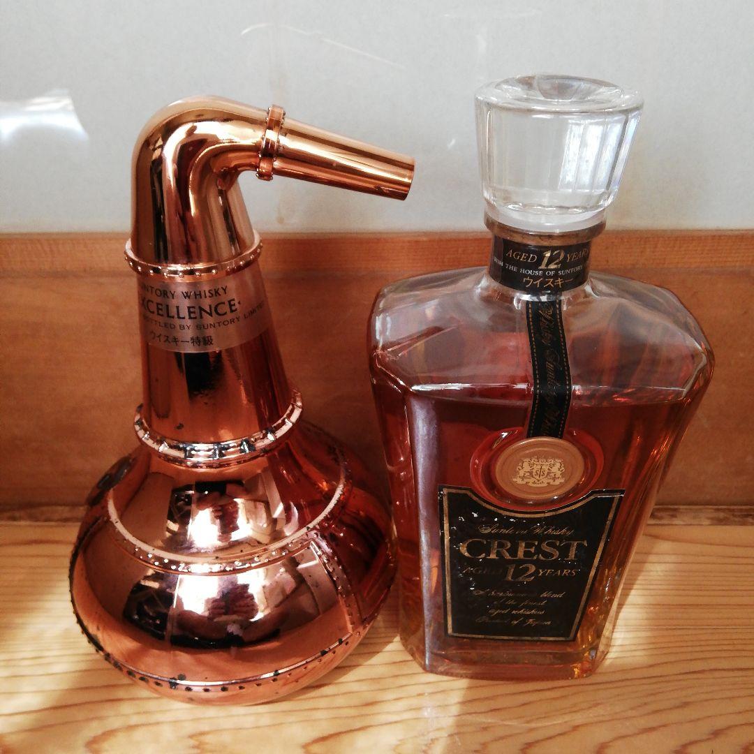 Y*9様 サントリー エクセレンス ポットスティル 特級，クレスト 12年 ２本