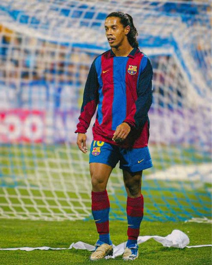 バルセロナ 03/04 #10 ロナウジーニョ 長袖 ユニフォーム