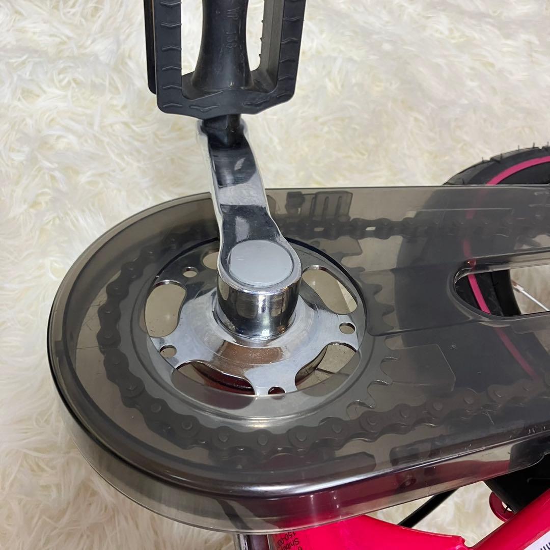 【極美品】へんしんバイク 12インチ ピンク スタンド付