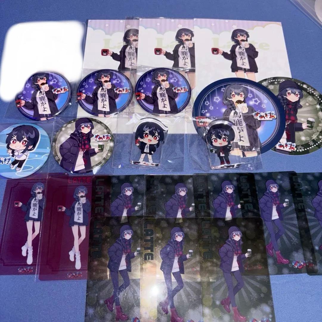 めめ村 らてRED ポップアップ 缶バ アクリル ポスカ コースター ステッカー