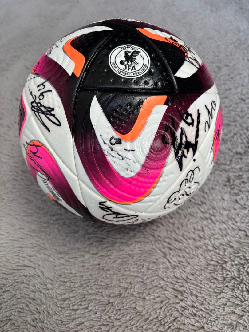 レノファ山口　JFA サイン入りサッカーボール サイズ5