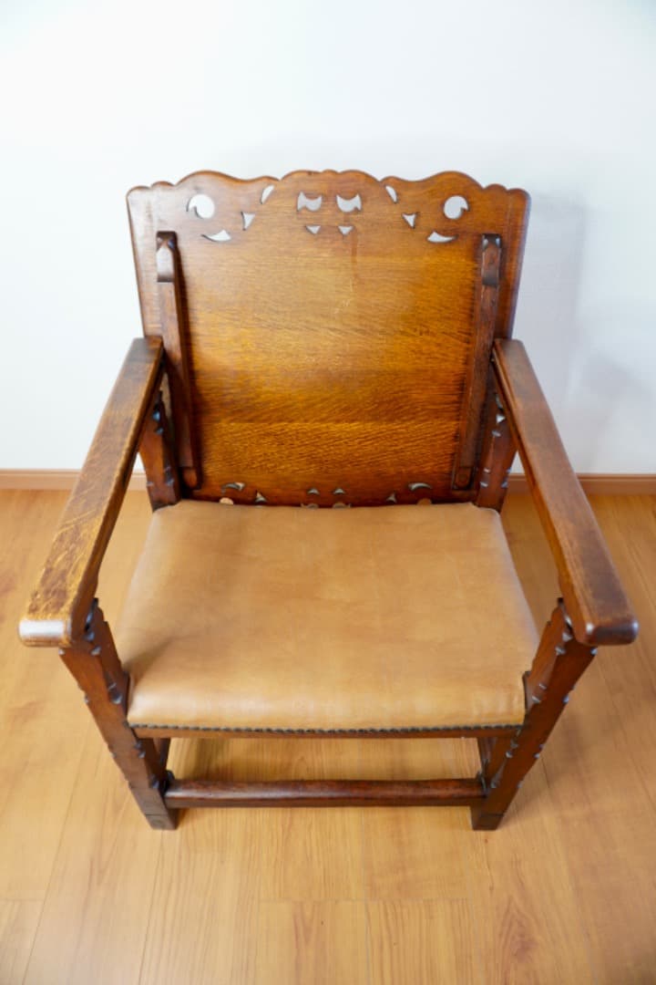 イギリス アンティーク モンクスチェア 2way チェア＆テーブル