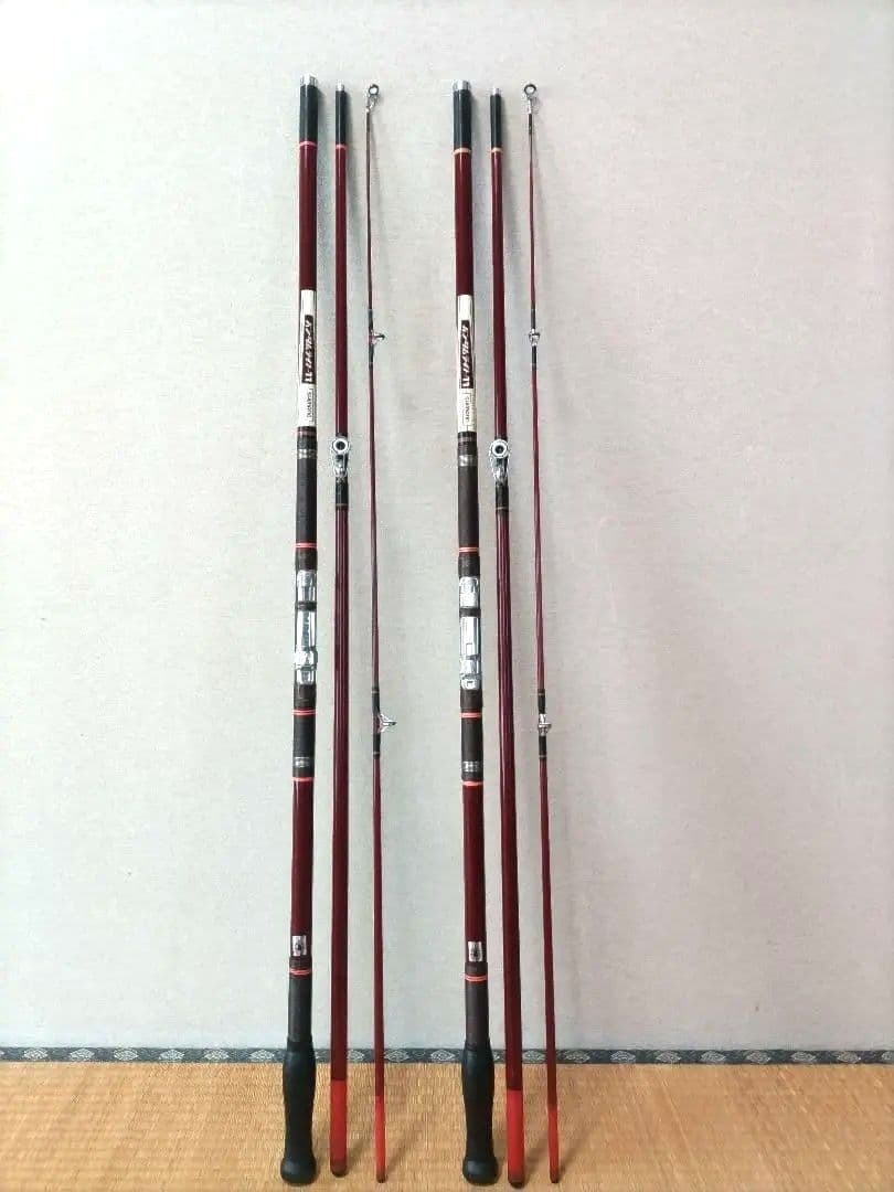 SHIMANO グラス投竿 2本セット 鯉釣り