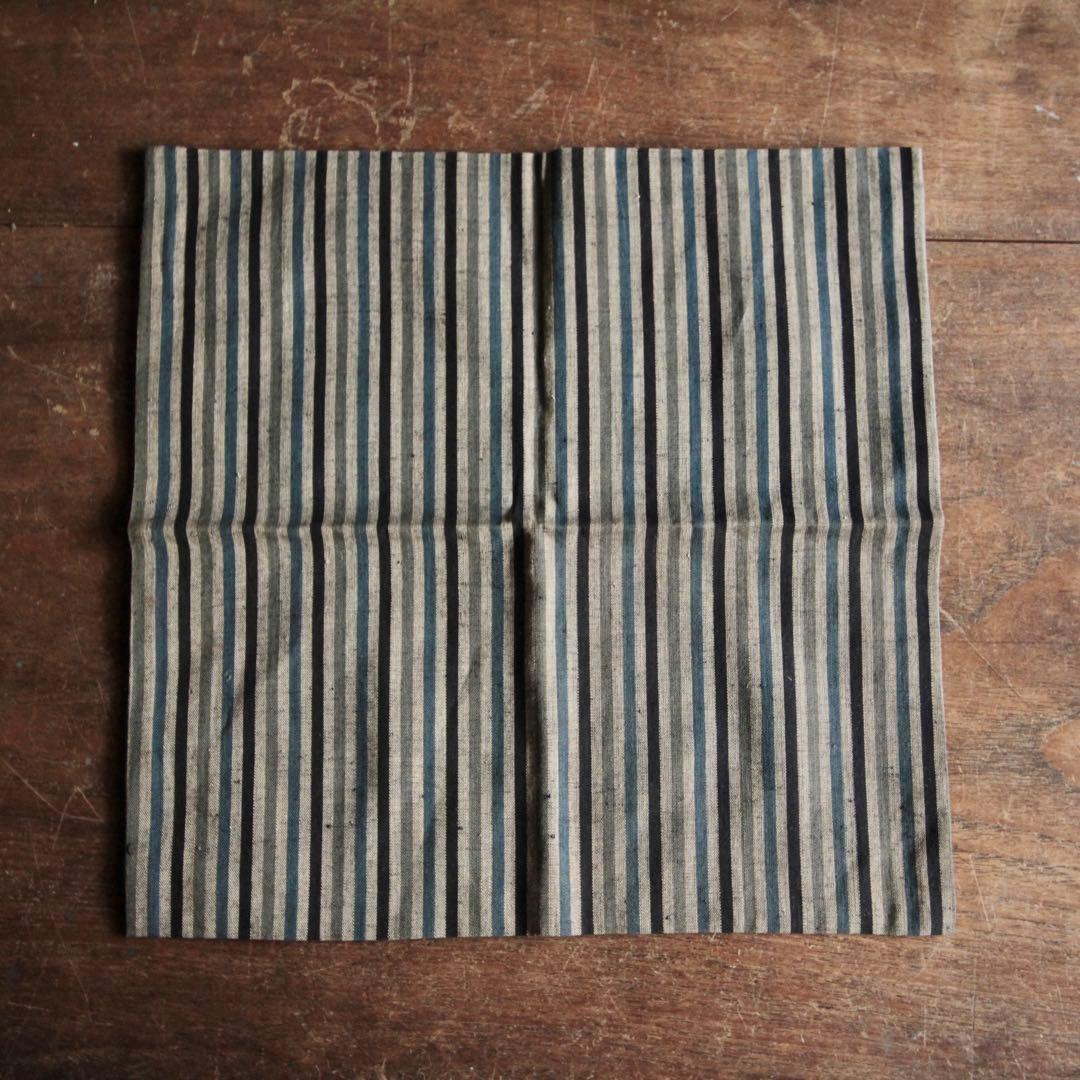 古い 縞木綿 帛紗 茶道具 古美術 古道具 アンティーク