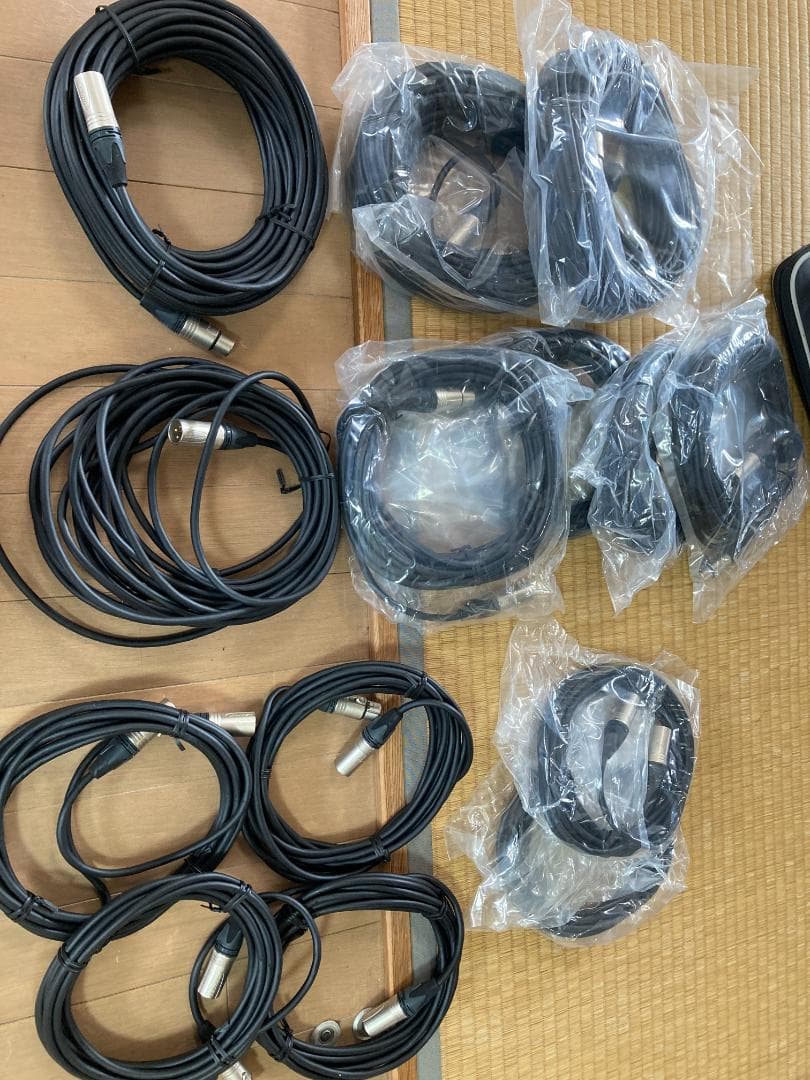 【未開封・計13本】XLR マイクケーブル 大量セット（20m/10m/5m）