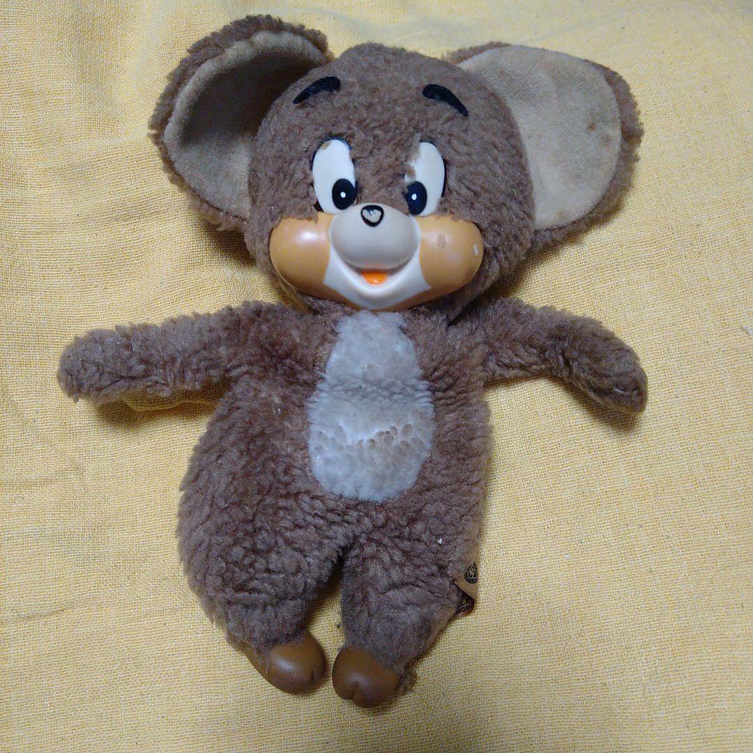 トムアンドジェリーのジェリー？　MASUDAYA 樹脂ぬいぐるみ　ビンテージ人形