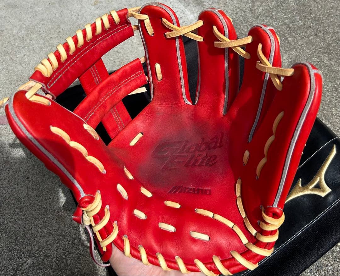 ミズノ グローバルエリート 硬式内野手 カープ菊池モデル