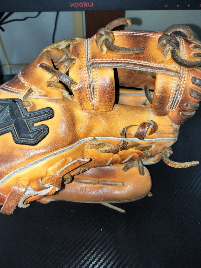 アトムズ 野球グローブ オレンジ
