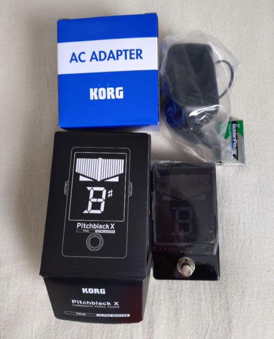 KORG コルグ pitchblack x ペダルチューナー PB-X