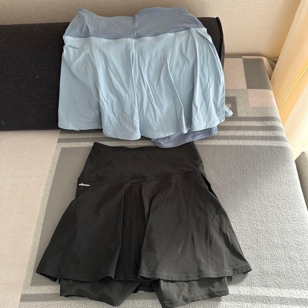 ellesseWOMEN'S スポーツスカート Lサイズ 2色セット