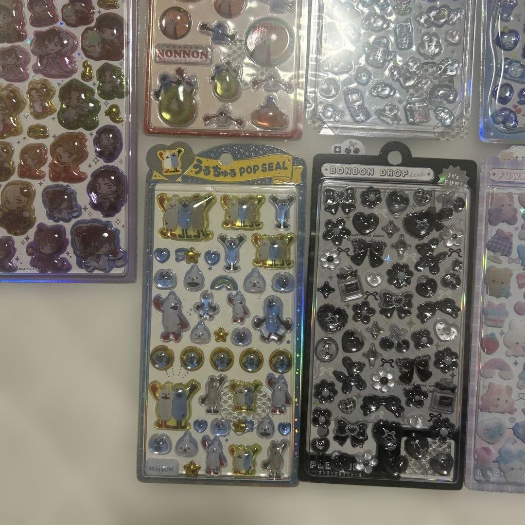 ボンボンドロップシール　プチドロップステッカー　うるちゅるポップシール