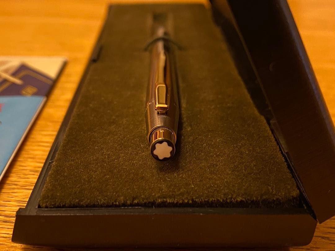 【美品】MONTBLANC モンブラン ノック式ボールペン ノブレス