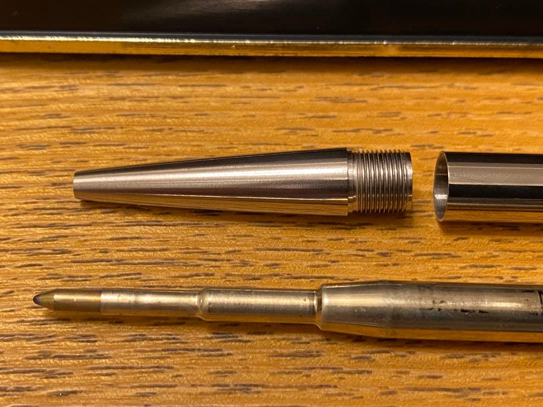 【美品】MONTBLANC モンブラン ノック式ボールペン ノブレス