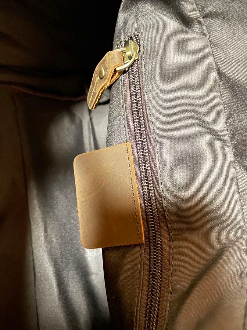 【新品未使用】LANNSYNE ダッフル（ボストン）バッグ 拡張可能 本革レザー