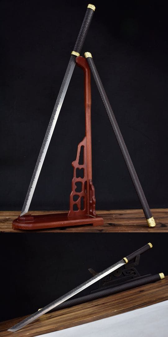 雲牡丹唐直刀 刀装具 模擬刀 日本刀 模造刀 武具