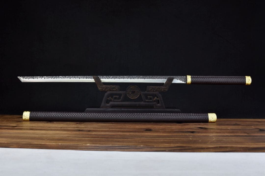 雲牡丹唐直刀 刀装具 模擬刀 日本刀 模造刀 武具