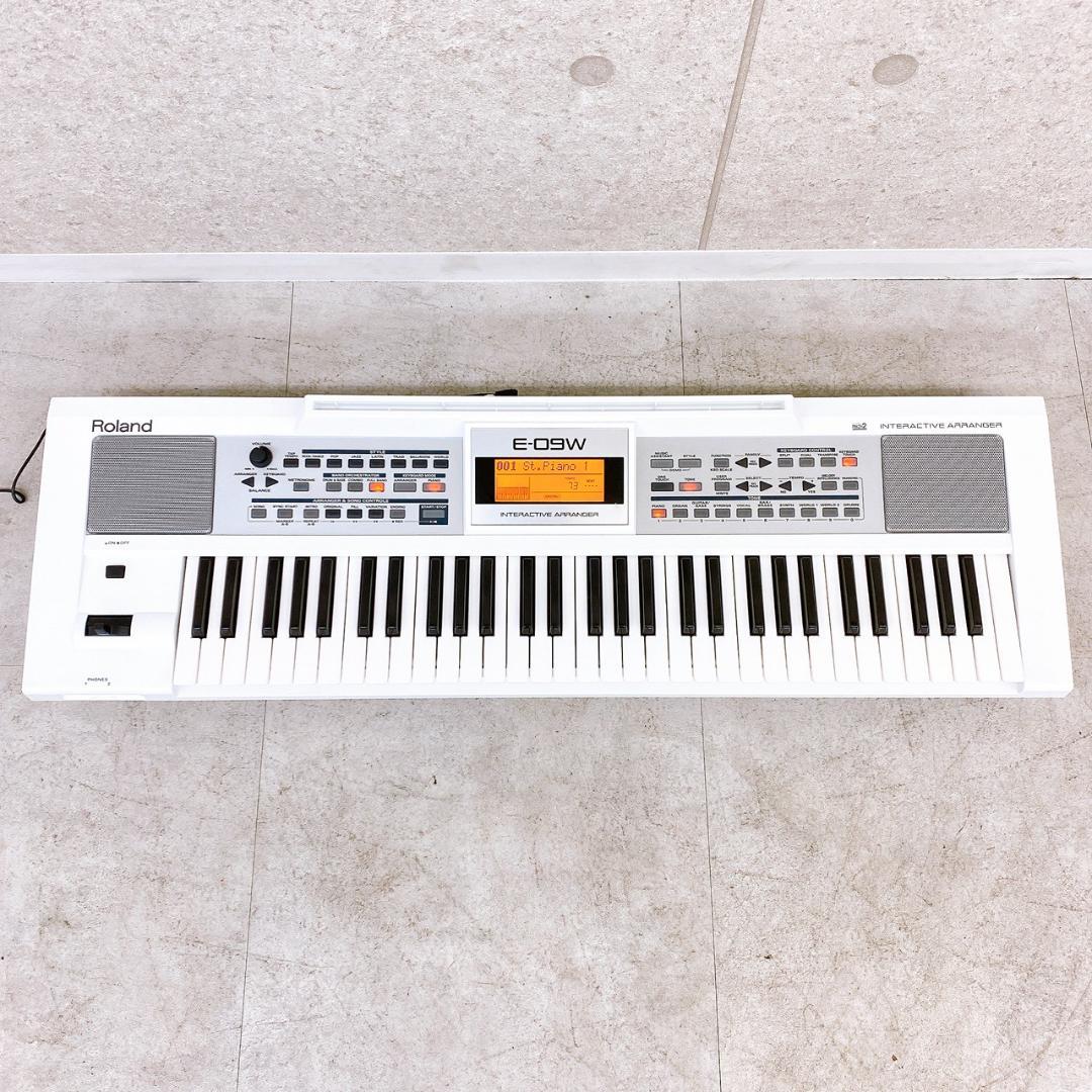 Roland ローランド 電子キーボード E-09W 61鍵 キーボード