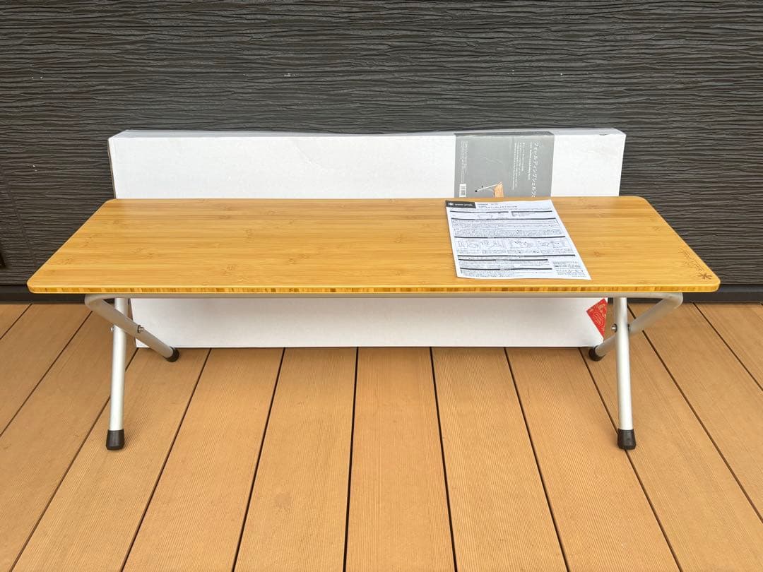 【中古】スノーピーク LV-066TR フォールディングシェルフロング 竹