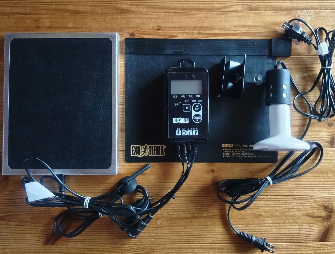 GEX タイマーサーモ、暖突M、底面ヒーター　セラミックヒーター　4点セット