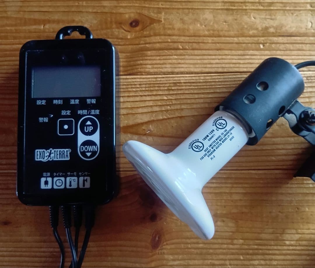 GEX タイマーサーモ、暖突M、底面ヒーター　セラミックヒーター　4点セット