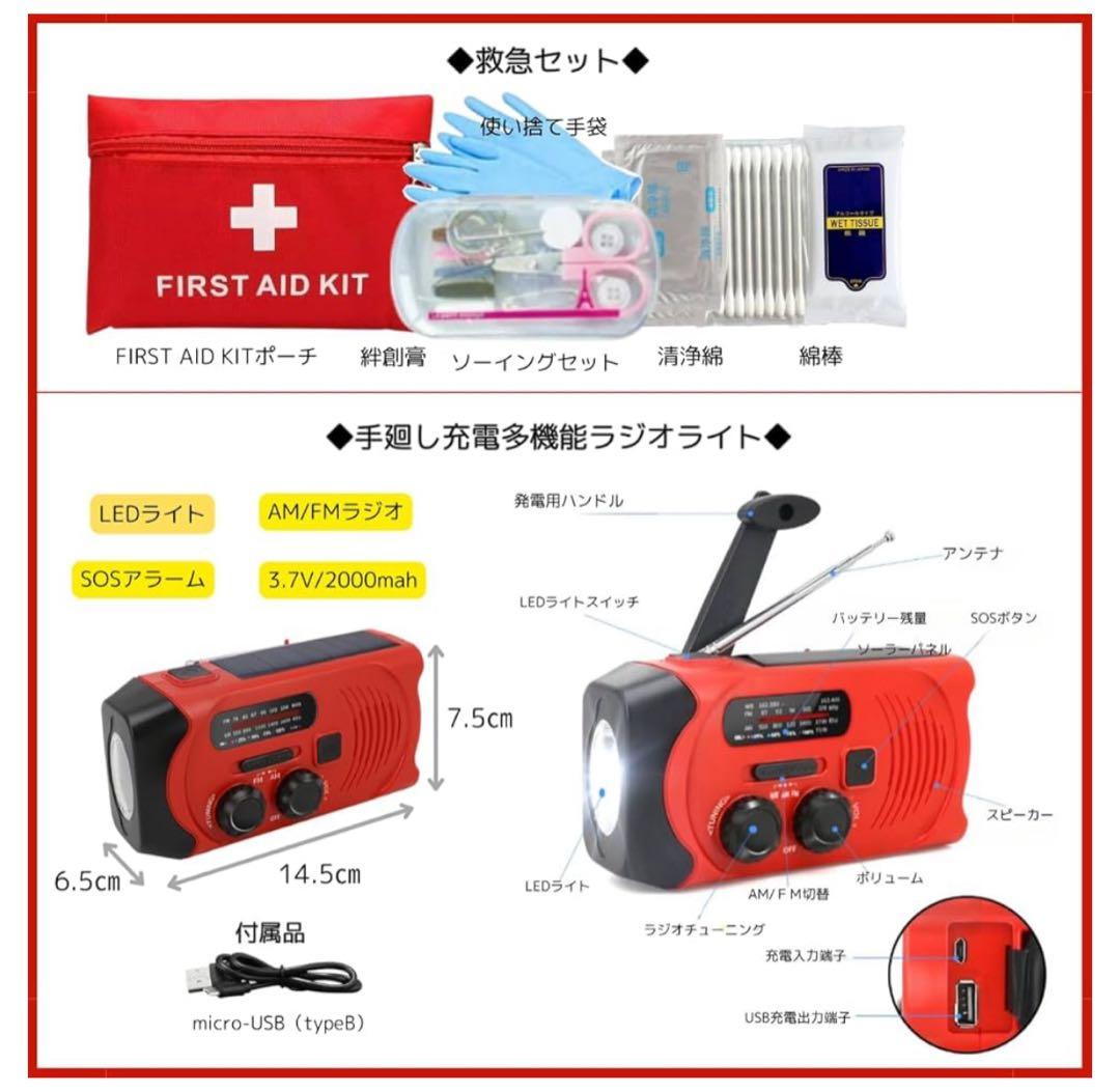 非常用持ち出しセット 32L バックパック