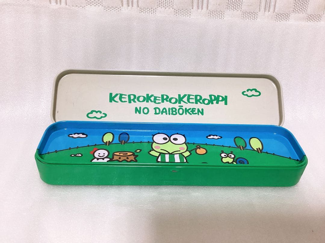 昭和レトロ サンリオ❤︎けろけろけろっぴ❤︎キーホルダー&缶ペンケース ⭐️特典付き⭐️